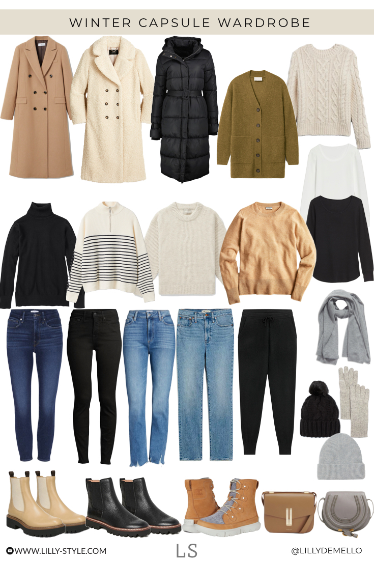 Winter Capsule Wardrobe 2022 - Lilly Style