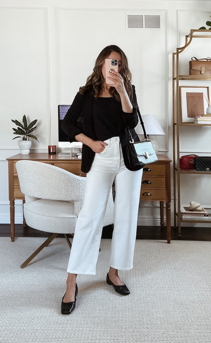 5 Ways To Style White Wide Leg Jeans (Part I) - Lilly Style