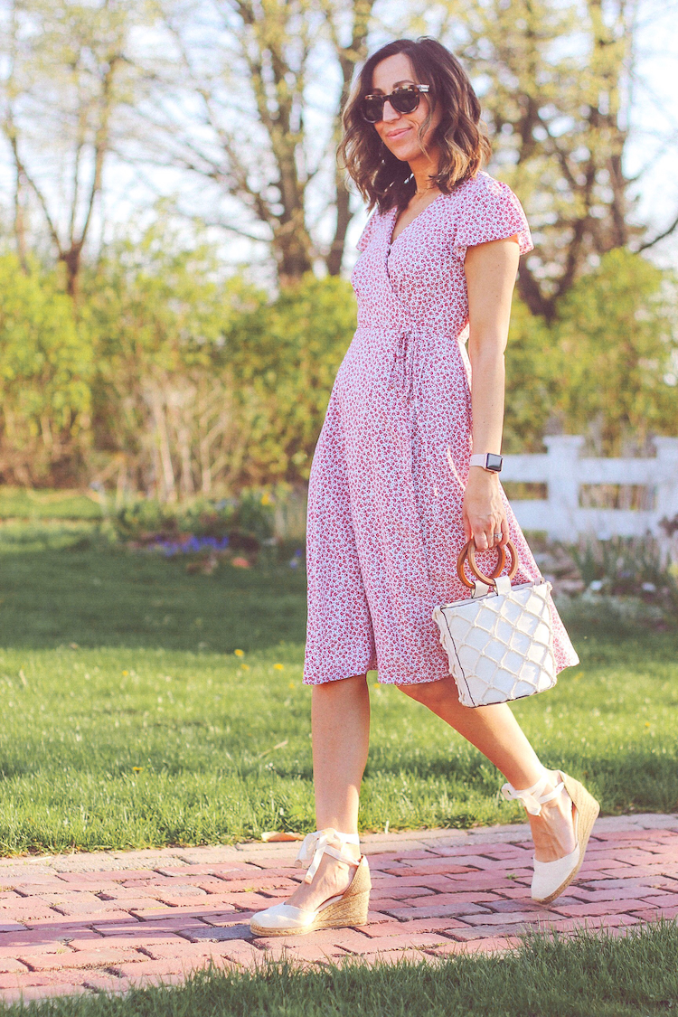 Floral Wrap Dress ~ Lilly Style