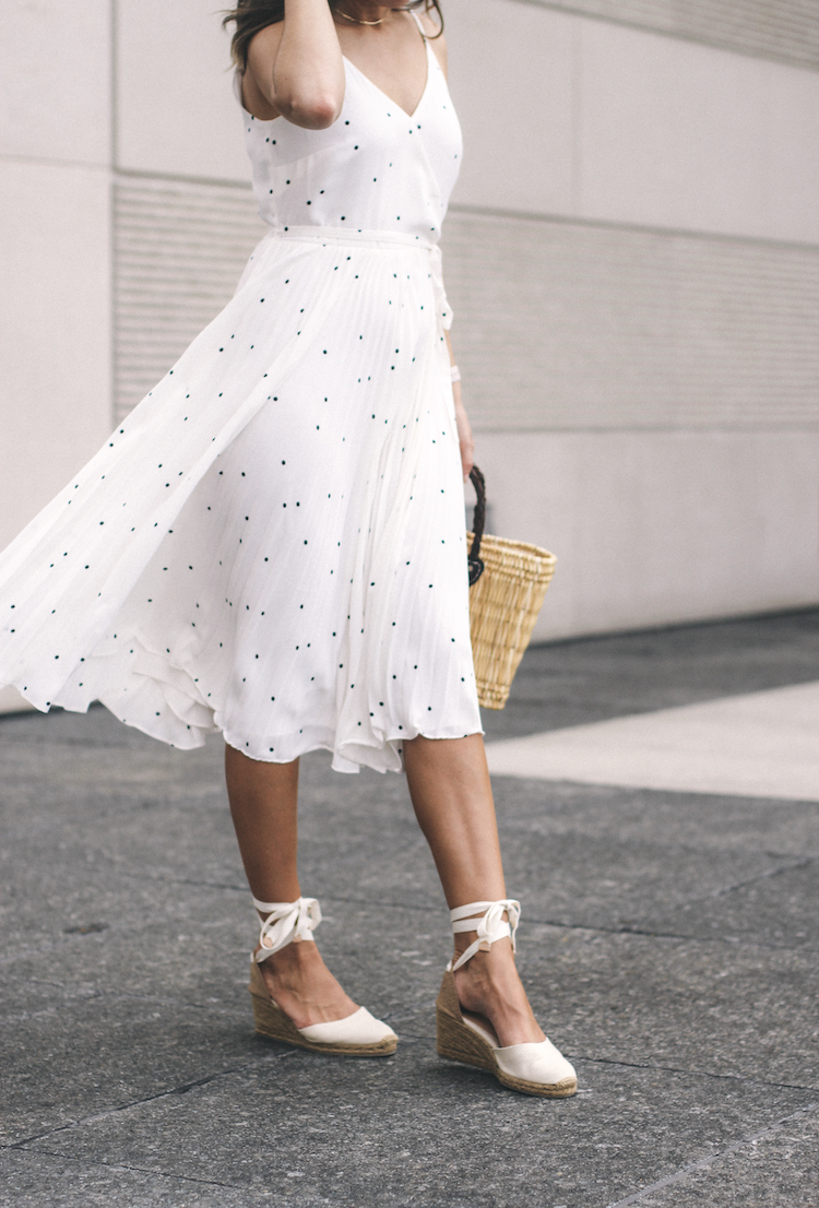 Dots and Pleats - Summer Dress - Lilly Style