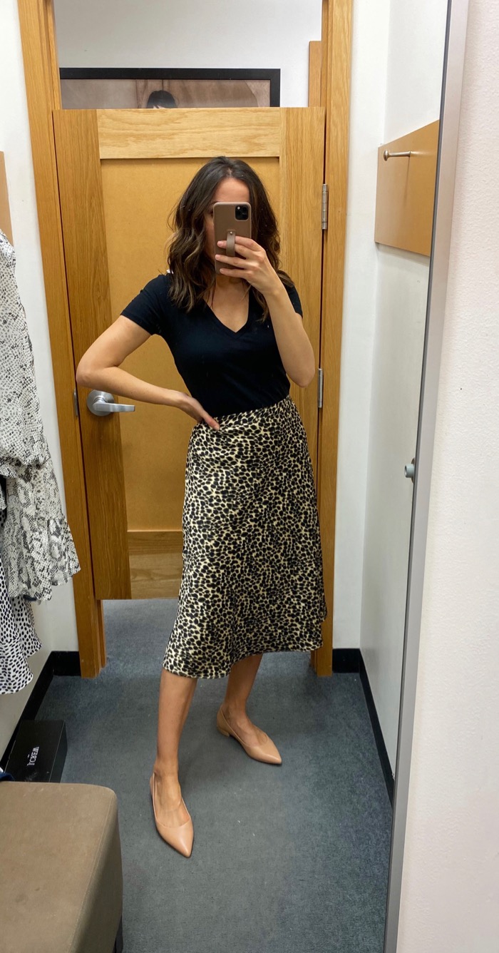 j crew factory leopard dress