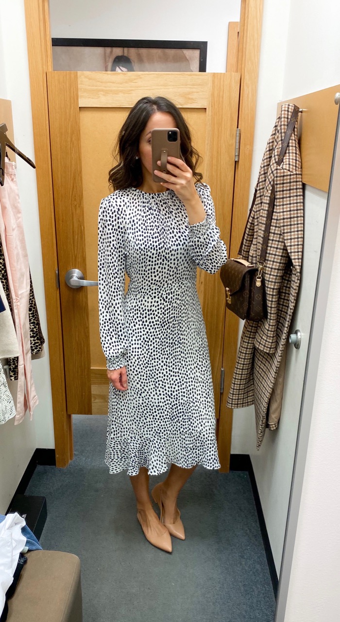 j crew leopard print dress